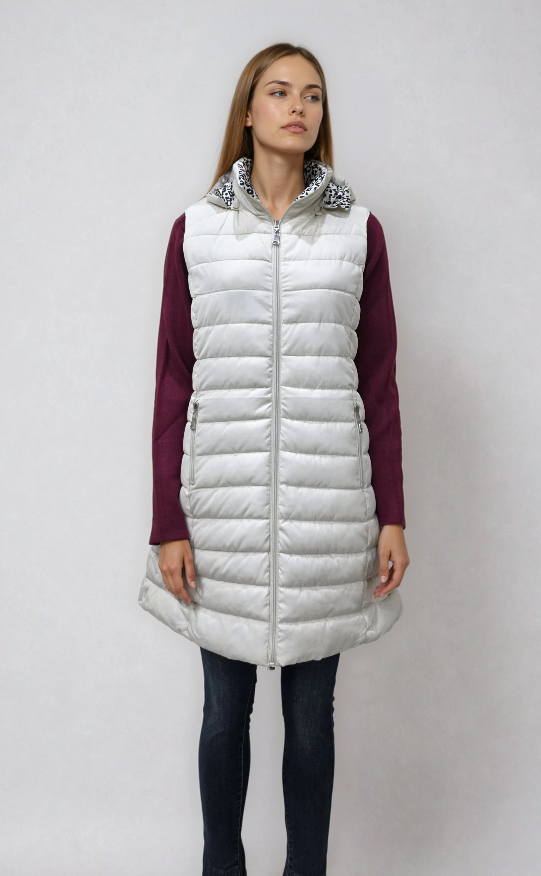 Μακρύ Αμάνικο Μπουφάν Double Face