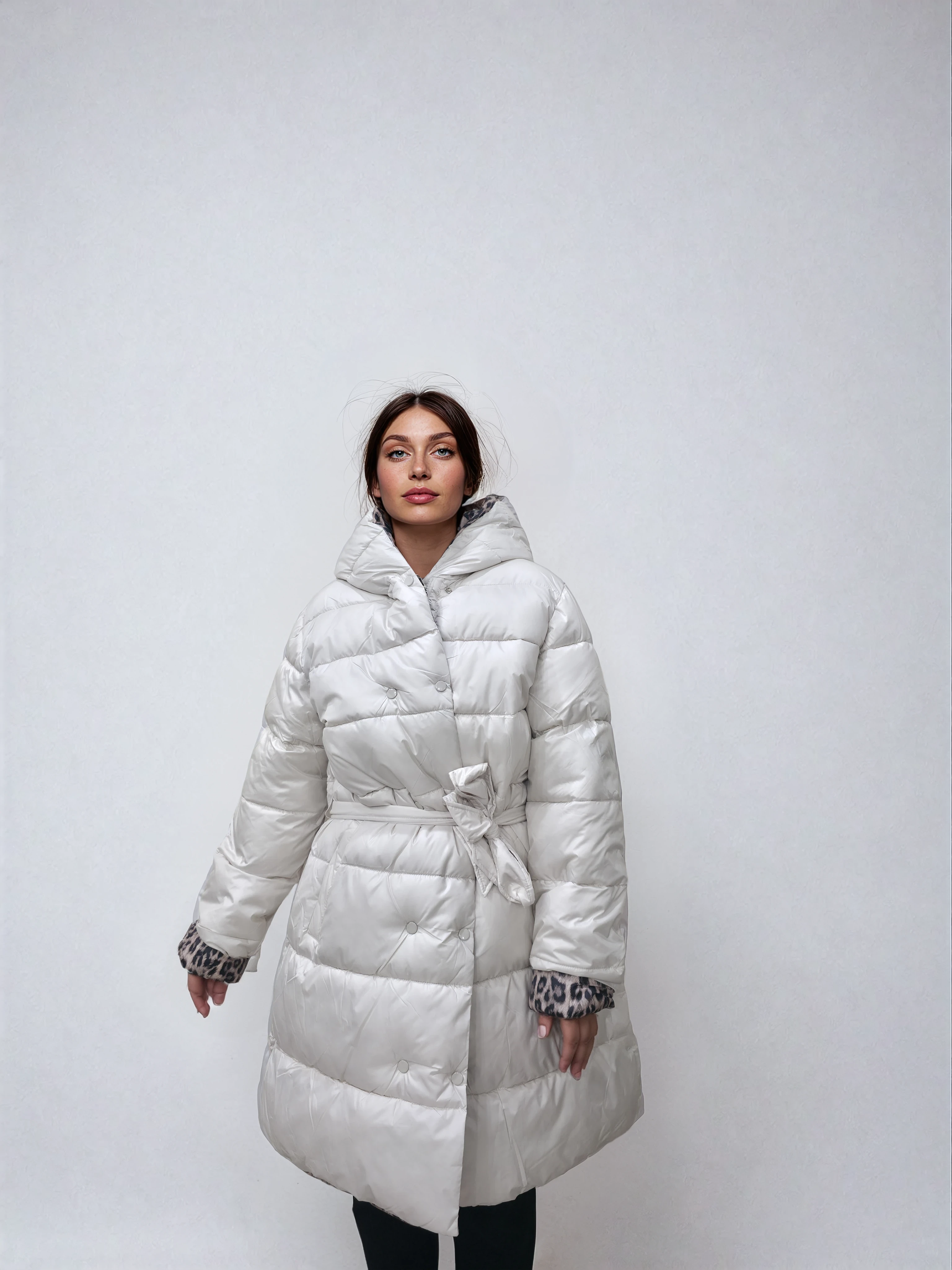 Μπουφάν Διπλής Όψης (Double-Face) Plus Size