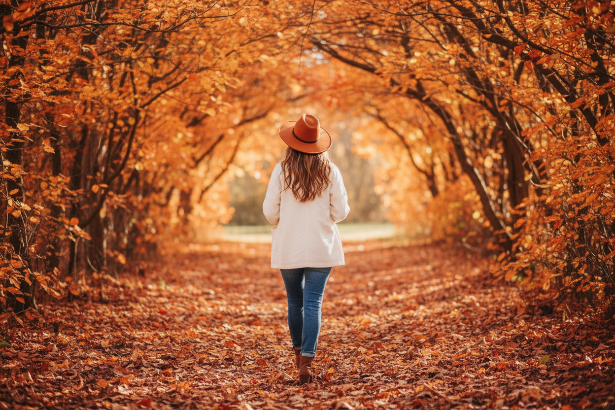 Make the model turned back and also wearing a white jacket